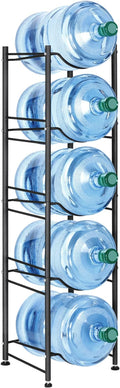 MOOACE 5 Gallon Water Jug Holder, 5 Tier Heavy Duty Water Cooler Jug Storage by MOOACE