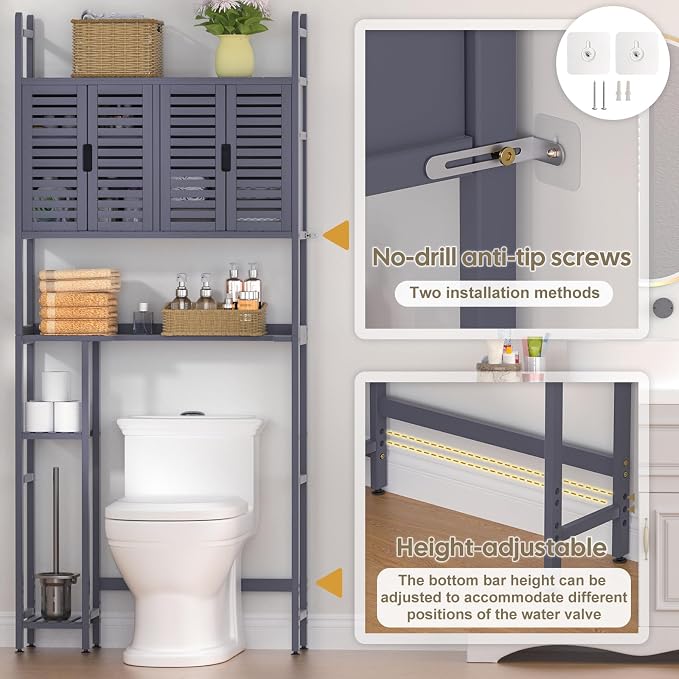Over The Toilet Storage Cabinet - Image 6