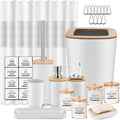 Bathroom Accessories Set, 24 Pieces Bathroom Accessory Set by IMAVO