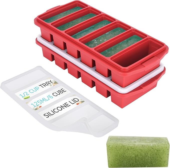 1/2 Cup Silicone Freezer Tray by Xomoo