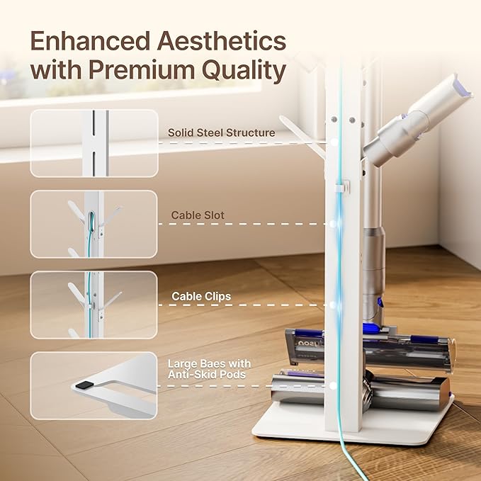 Vacuum Stand for Dyson Gen5 V15 V12 V11 V10 V8 V7 V6, Tineco S11 A10 A11 - Image 4
