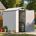 Patiowell 4 x 6 Resin Storage Shed, Outdoor Plastic Garden Shed by Patiowell