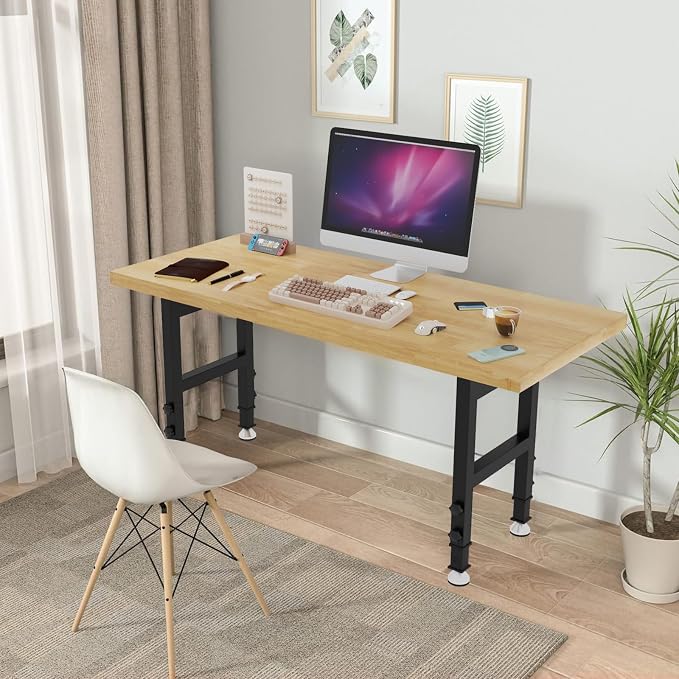 60'' Adjustable Workbench Table, Metal Tool Bench Work Bench - Image 6