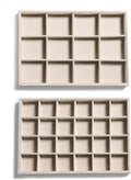 Frebeauty Stackable Velvet Jewelry Organizer Trays by Frebeauty