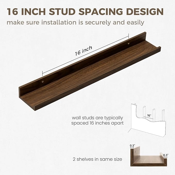 Axeman Floating Shelves for Wall - Image 4