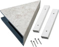 Palisade Vinyl Waterproof Corner Shower Shelf in Rain Cloud by PalisadeWallTilesandPlanks