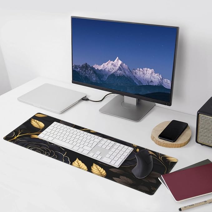 Gaming Mouse Pad, Large Non-Slip Rubber Base Mousepad, Keyboard Mouse Mat - Image 9
