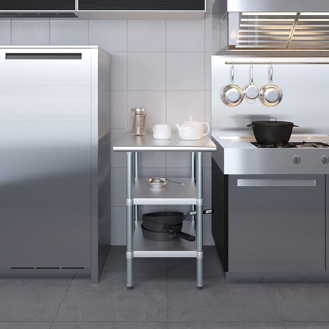 AmGood Stainless Steel Work Table - Image 8