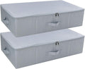 iwill CREATE PRO Pack of 2, Folding Zip Lidded Under Bed Storage Bins, Good by iwillCREATEPRO