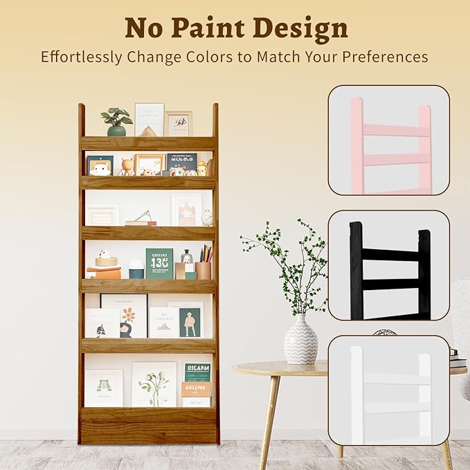 Behind Door Bookshelf Organizer - Image 7