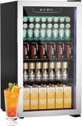 Compact Beverage Refrigerator, 126 Can/3.2 Cubic Feet Fridge by Erivess