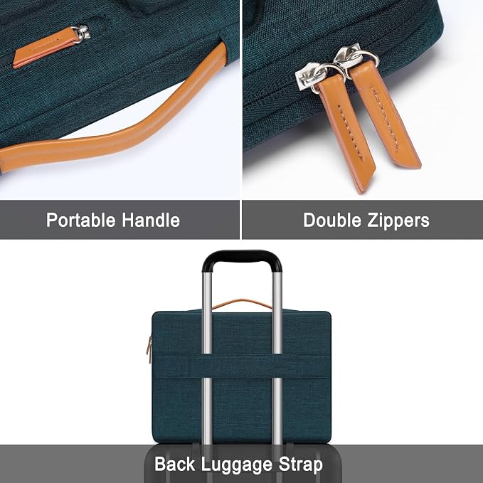 MOSISO 360 Protective Laptop Case 15 inch, 15 inch Laptop Sleeve Compatible - Image 4