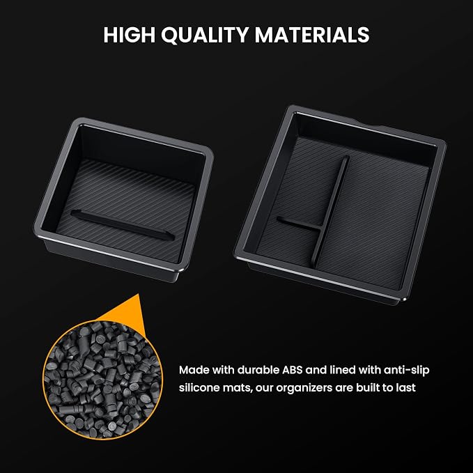 2PCS Center Console Organizer Tray - Image 6
