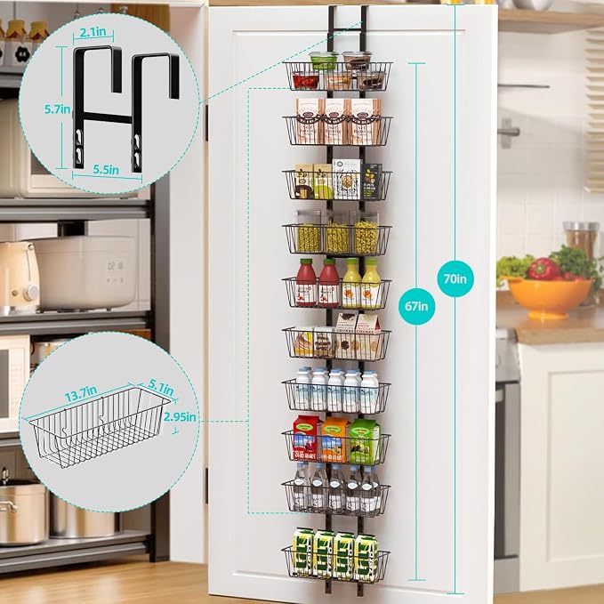 10-Tier Over The Door Organizer - Image 8