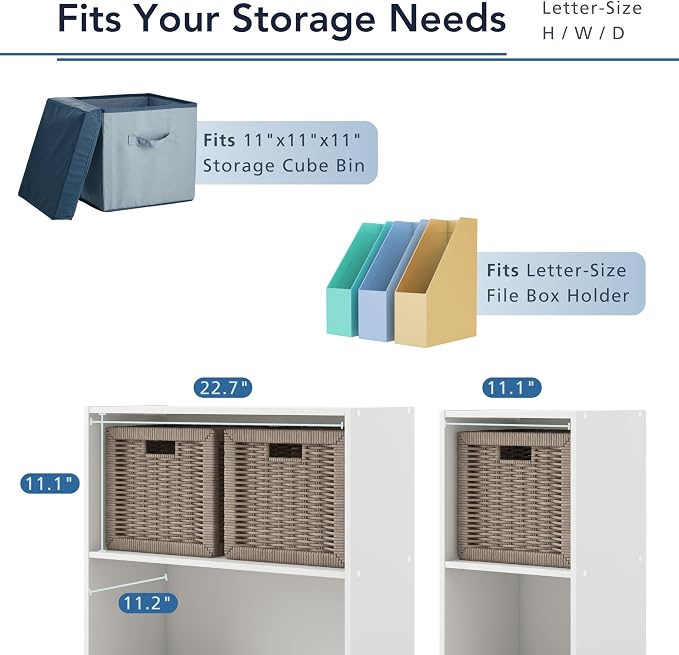 Homes: Inside + Out Apexa 2-Drawer Wooden Stackable Storage Drawers, Small Food - Image 4