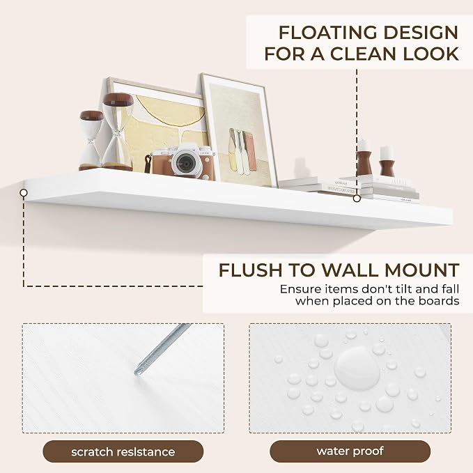 RICHFOCUS 55Inch Floating Shelves - Image 4