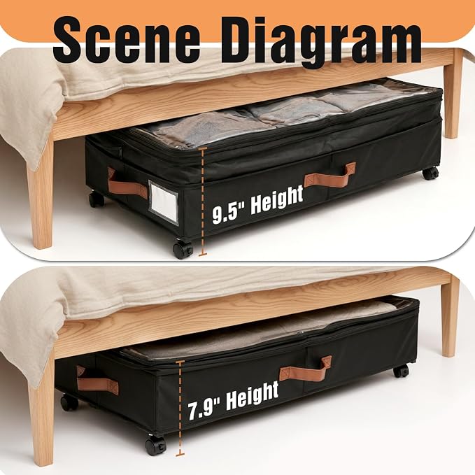 AVOKIHI Under Bed Storage Containers - Image 4
