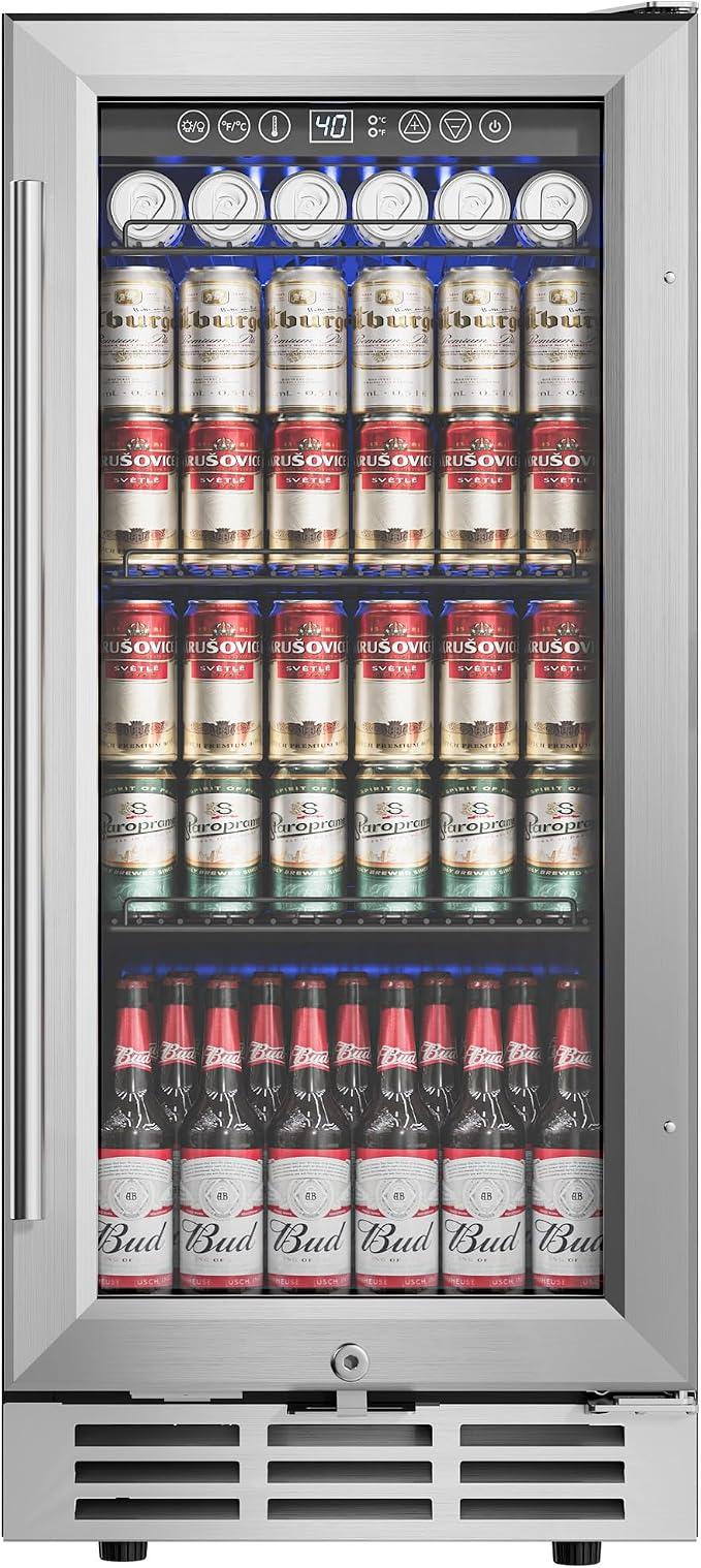 15'' Beverage Refrigerator Cooler by ICYGLEE