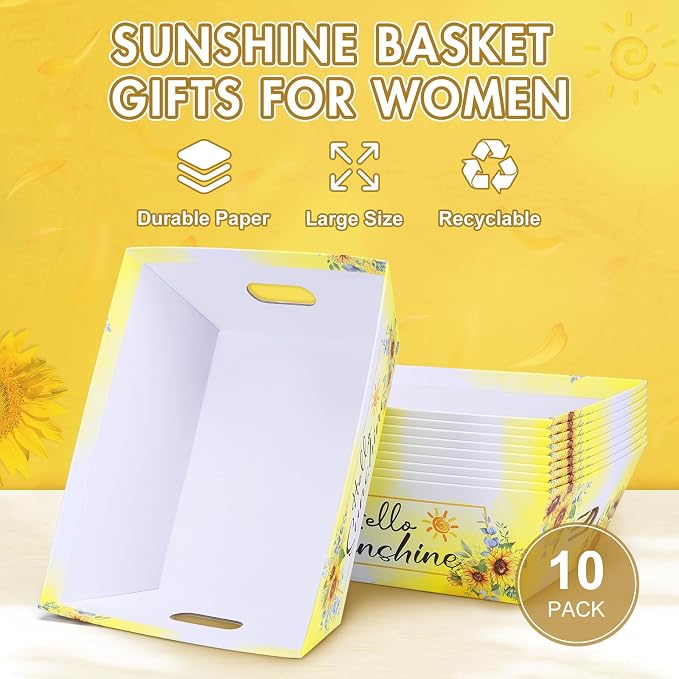 AFOROEOA 10PACK Sunshine Baskets - Image 2