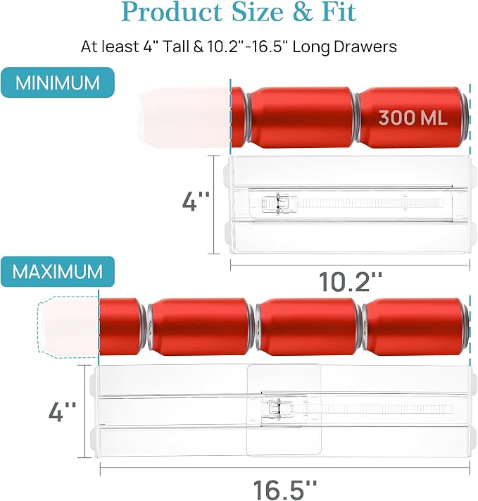 Vtopmart 14 Pack Drawer Dividers - Image 2