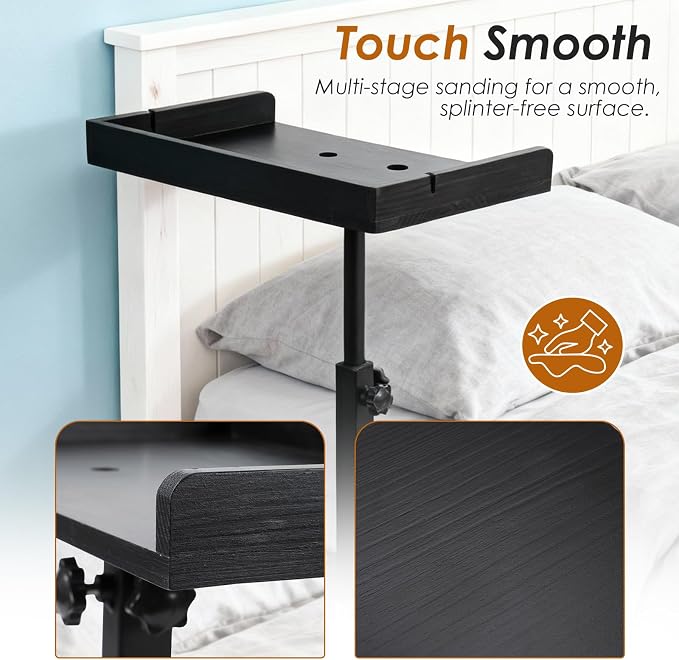 LINGSFIRE Adjustable Bedside Shelf - Image 5