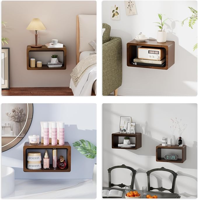 Bamboo Floating Nightstand - Image 4
