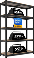 HOMEDANT House 48" Wide Boltless Heavy Duty Garage Storage Shelving Adjustable by TheBestOrganizingSolution