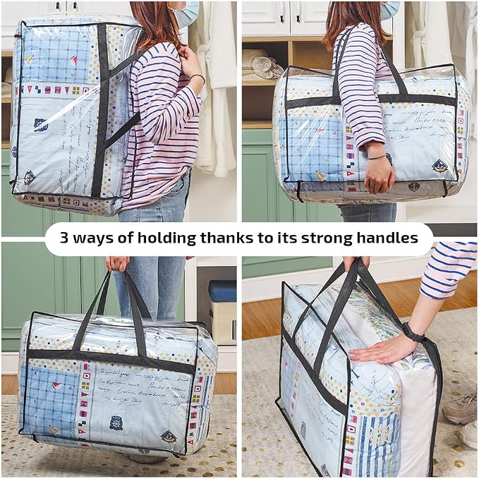Clear Clothes Storage Bag Organizer - Image 4