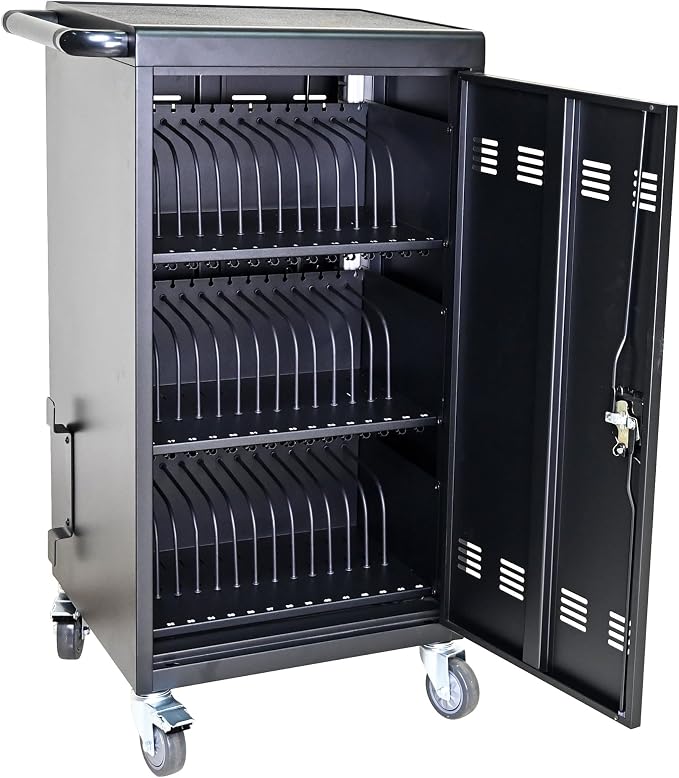 Laptop Charging Cart, 45 Device Tablet Storage Carts by TIOPLY