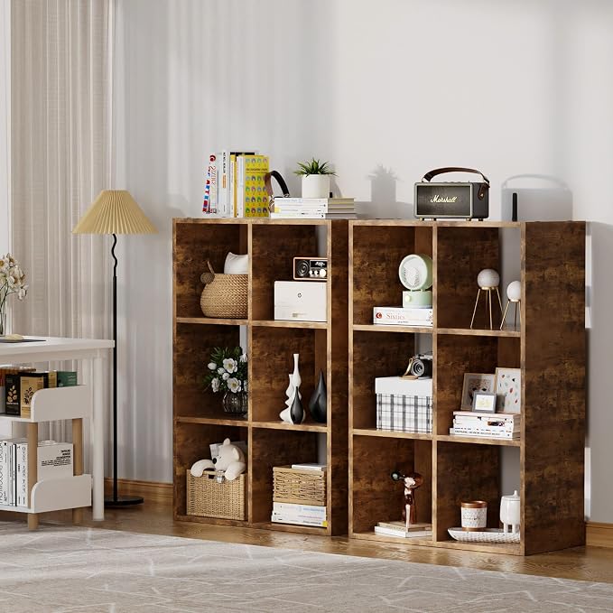 COMHOMA 6 Wood Cube Storage Organizer - Image 8