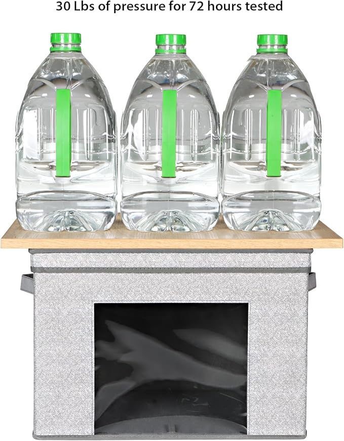 Univivi Foldable Fabric Storage Boxes Large Storage Bins - Image 3