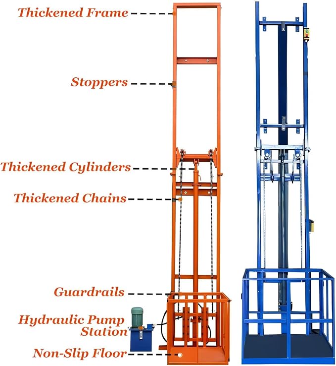 1Ton/2200Lbs Load Capacity Electric Lift Platform Table, 32FT Lifting Height - Image 4