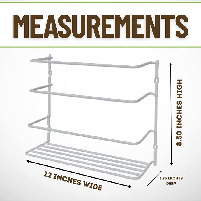 Evelots Kitchen Wrap Organizer - Image 5