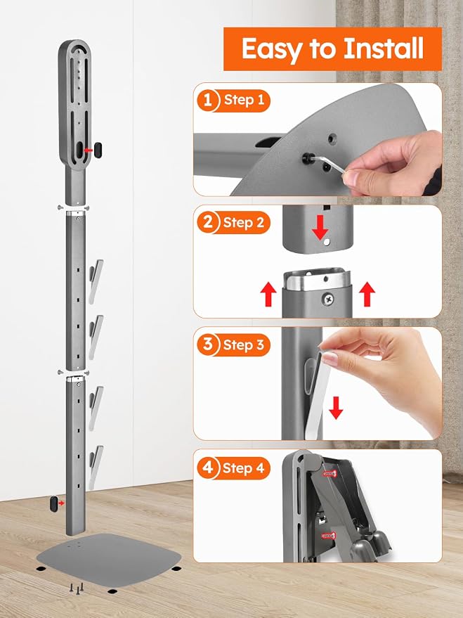 Vacuum Stand Compatible with Dyson Gen5 V15 V12 V11 V10 V8 V7 V6, Heavy Base - Image 4