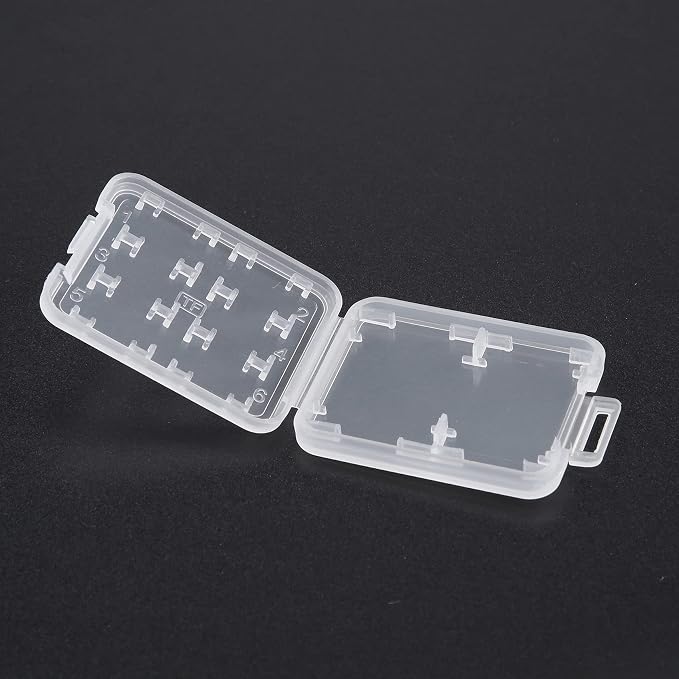 Eight in One Plastic SDHC TF MS Memory Card Storage Case Box Protector Holder - Image 2