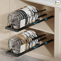 2 Pack Pots and Pans Organizer Under Cabinet by COMFORTYOURHOME