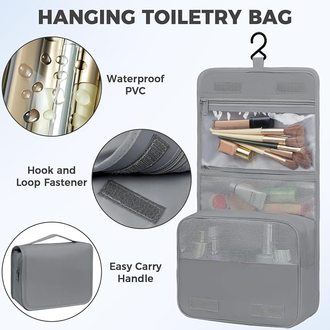BAGAIL 9 Set Packing Cubes Luggage Packing Organizers - Image 5