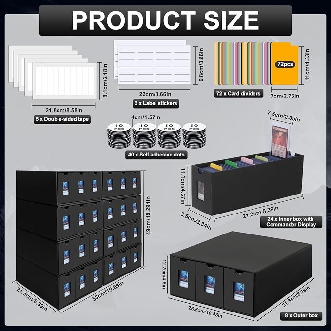 14400+ Card Storage Box, 2700+ Toploader Storage Box - Image 3