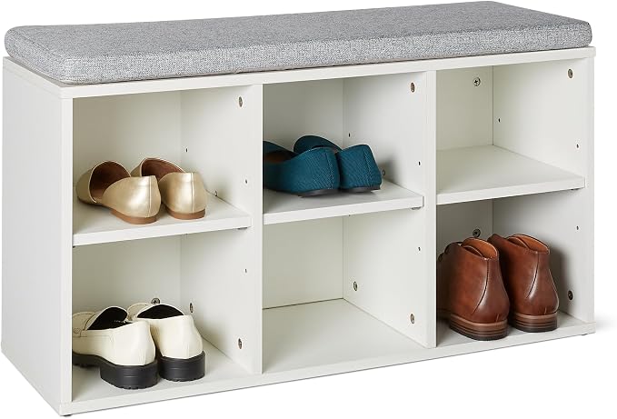 Amazon Basics Shoe Storage Bench by AmazonBasics