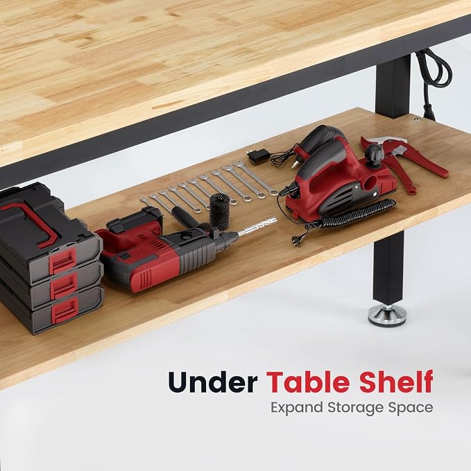 Work Table for Garage 60 Inch Workbench - Image 2
