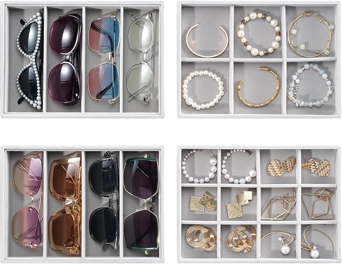 ProCase Stackable Jewelry Organizer Trays by ProCase