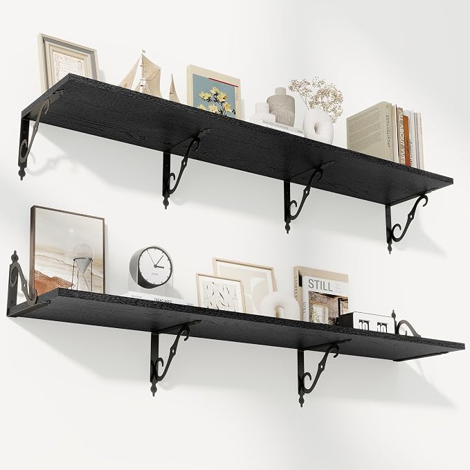 RICHFOCUS 12 Inch Deep Floating Shelves by Unknown