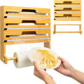 Navaris 4 in 1 Plastic Wrap Dispenser by Navaris