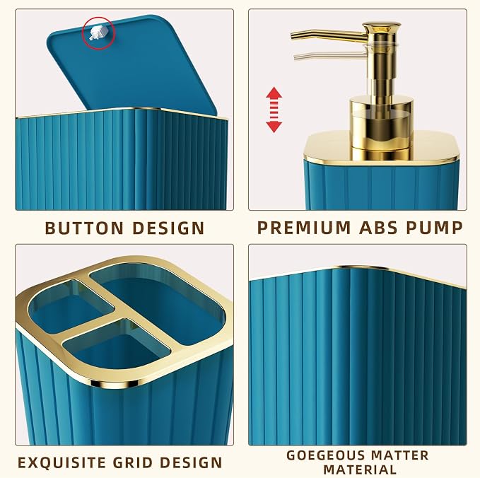 28PC Bathroom Accessories Set - Image 8