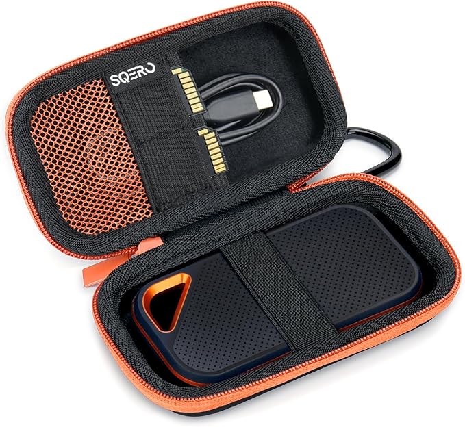 Hard Case for SanDisk Extreme/SanDisk PRO 1TB 2TB 4TB 500GB / Passport Portable by SQERO