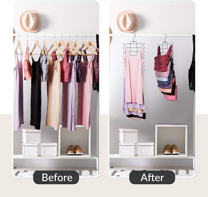 ZEDODIER 2 Pack Tank Top Hanger Space Saving, Bra Hangers - Image 2
