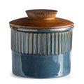 Ceramic Butter Dish with Lid, Butter Crock by YHOSSEUN