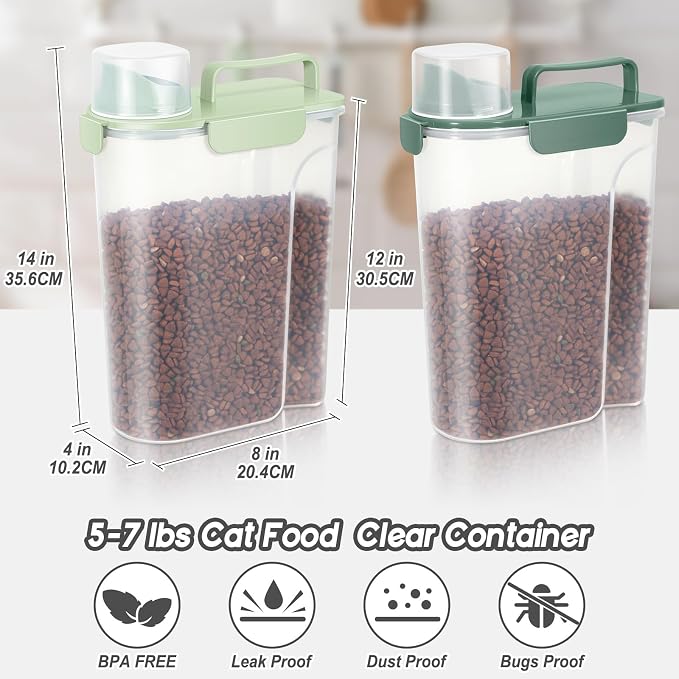 5-7Lbs Dog Cat Food Storage Container - Image 2