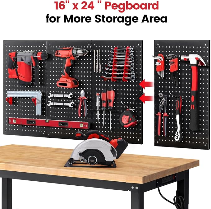 Adjustable Height Work Bench 60x 22 Workbench - Image 4