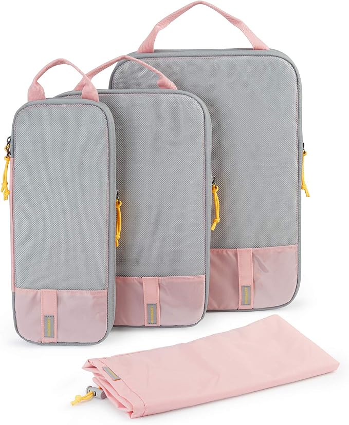 BAGSMART 6 Set /4 Set/2 Set Compression Packing Cubes by BAGSMART